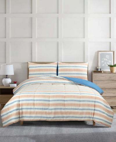 Macy's Cloud Stripe 3-Pc. Comforter Sets