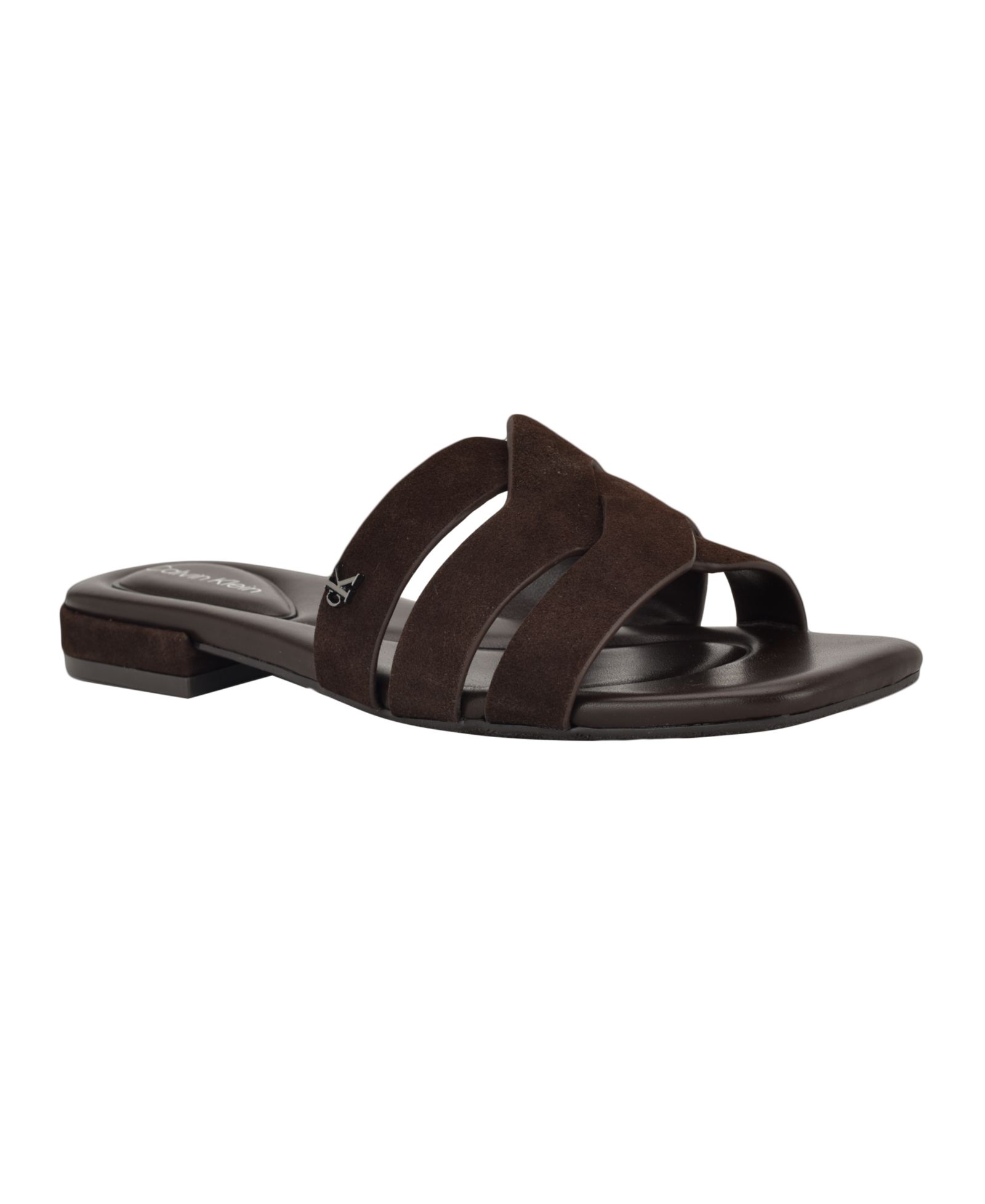 Calvin Klein Women's Tisha Woven Slip-On Sandals