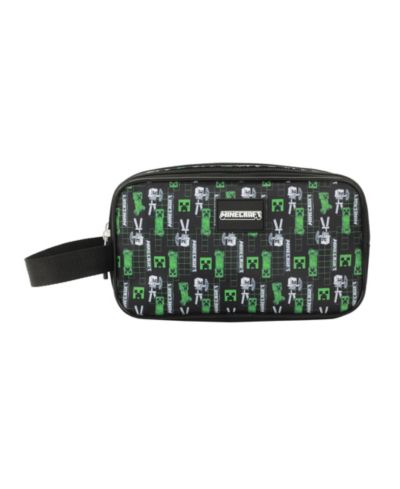Minecraft Creepers двухсекционный чехол для мелочей с ручкой