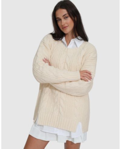Женский объемный джемпер Belle & Bloom Women's Perfect Me Oversized Crew Sweater