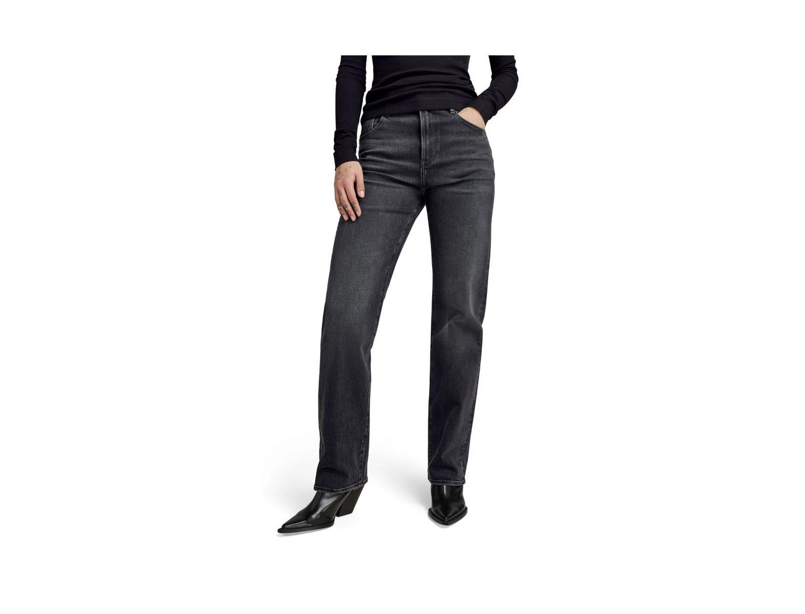 G-Star Women's Viktoria High Straight Jeans