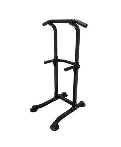 Zenova Pull Up Bar Dip Bar Power Tower Workout Dip Station Height Adjustable Free Standing Chin Up Bar