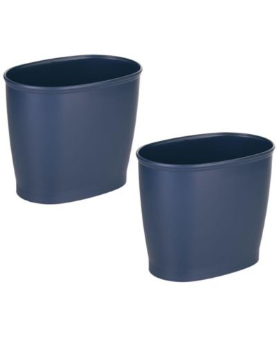 Мусорное ведро овальное, 2 шт., 2.1 Gallon / 8 Liter, Navy