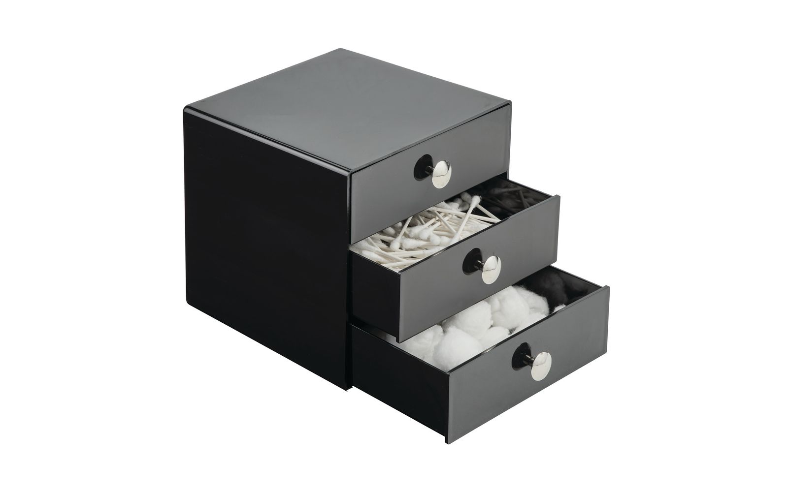 iDesign Stackable 3-Drawer Vanity Makeup Organizer
