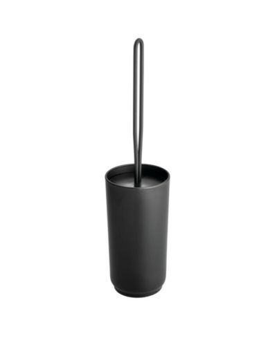 iDesign Stainless Steel Toilet Brush and Holder for Bathroom