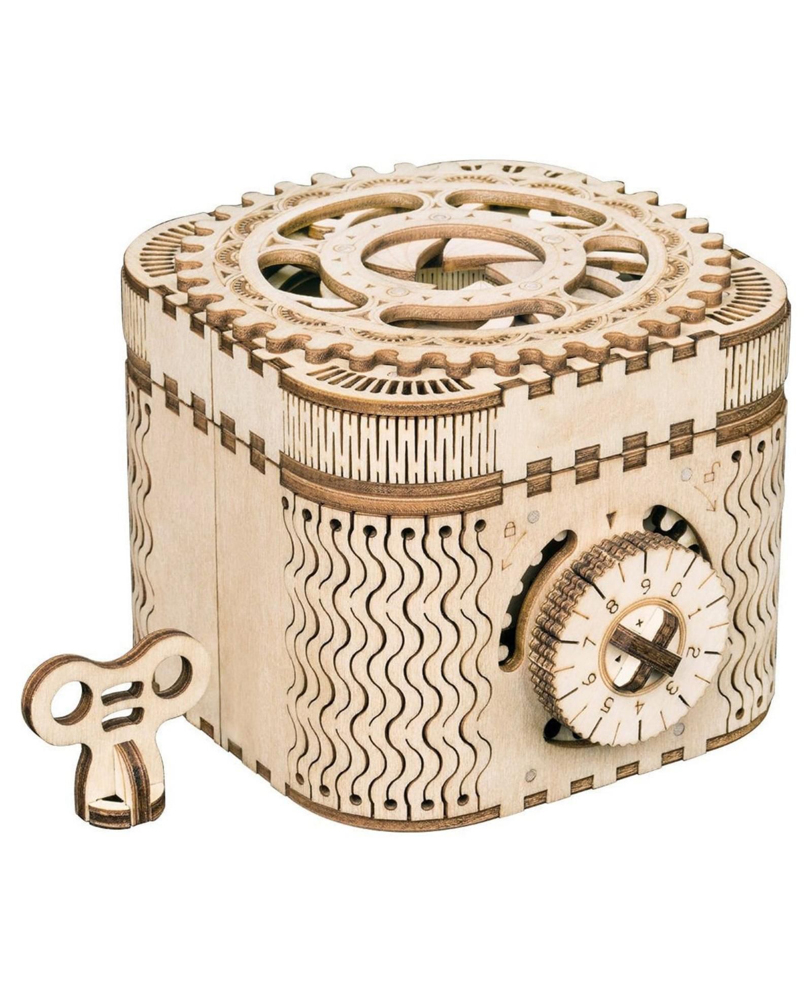 Robotime 3D Деревянный пазл, Beige, 4.9"4"3.4