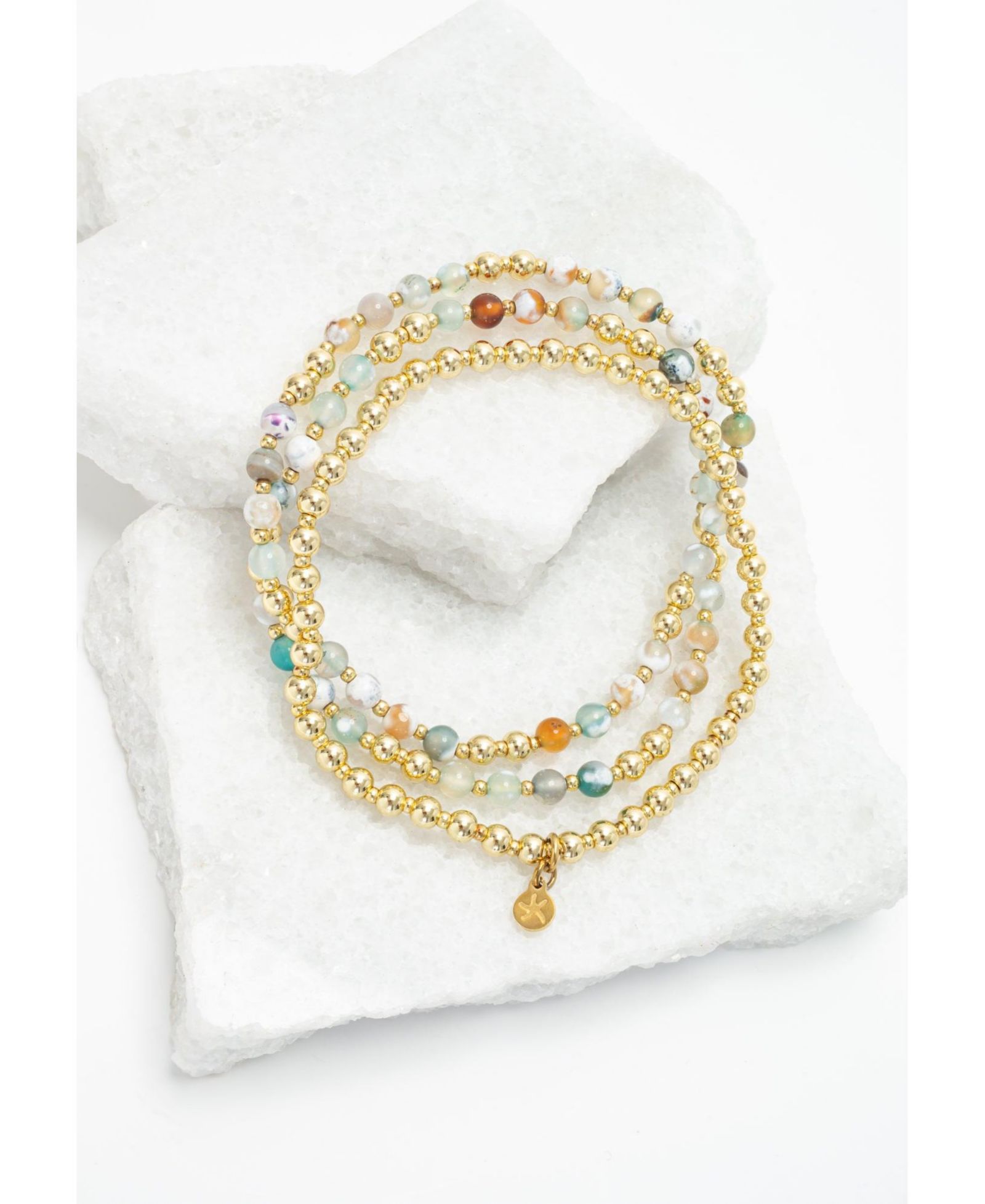 Набор браслетов Starfish Project Light We Carry Agate