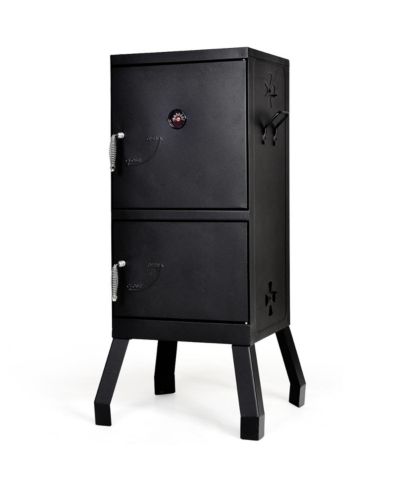 Vertical Charcoal Smoker BBQ Barbecue Grill w/ Temperature Gauge