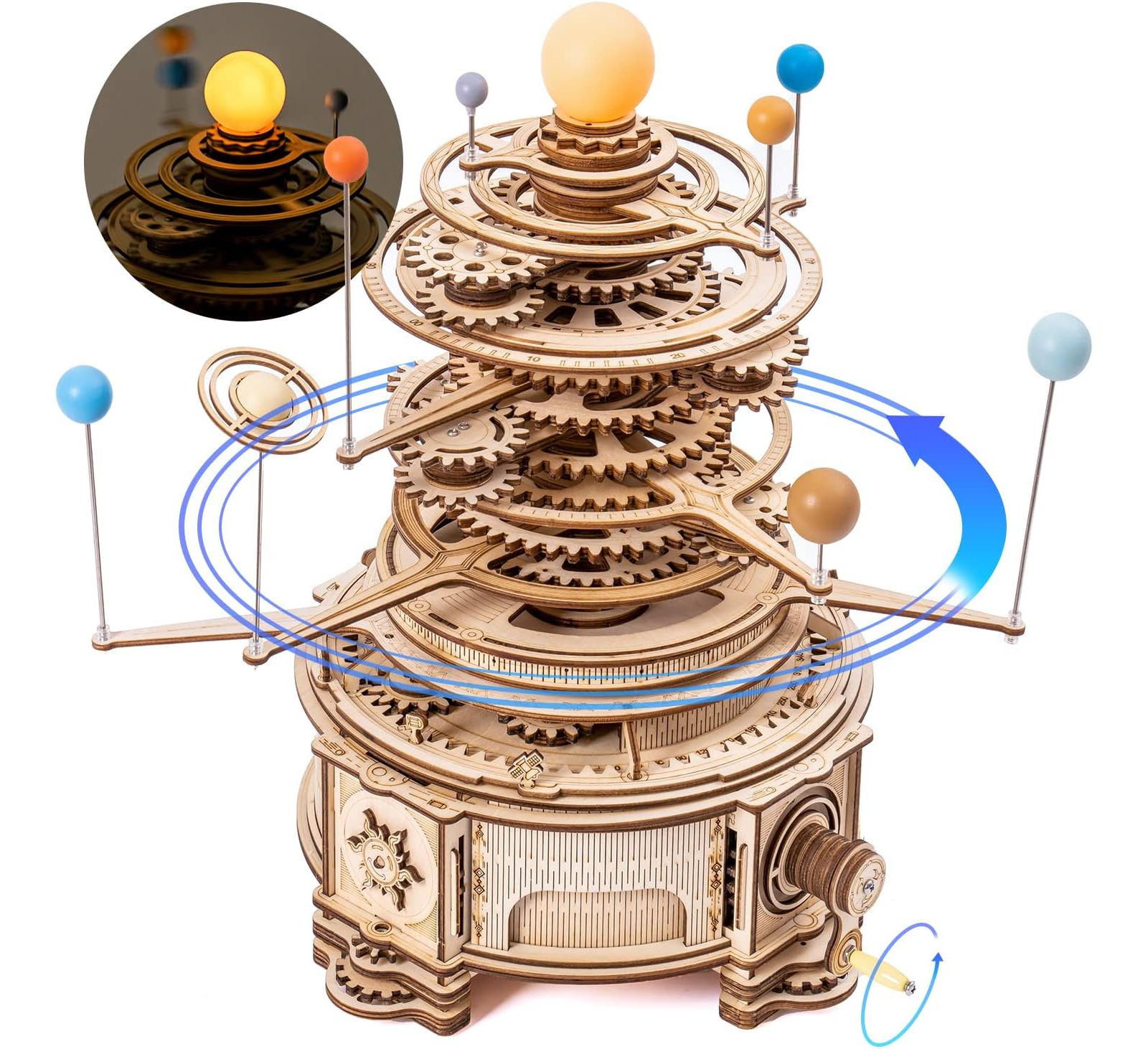 3D Деревянный пазл Robotime Solar System Model Kit