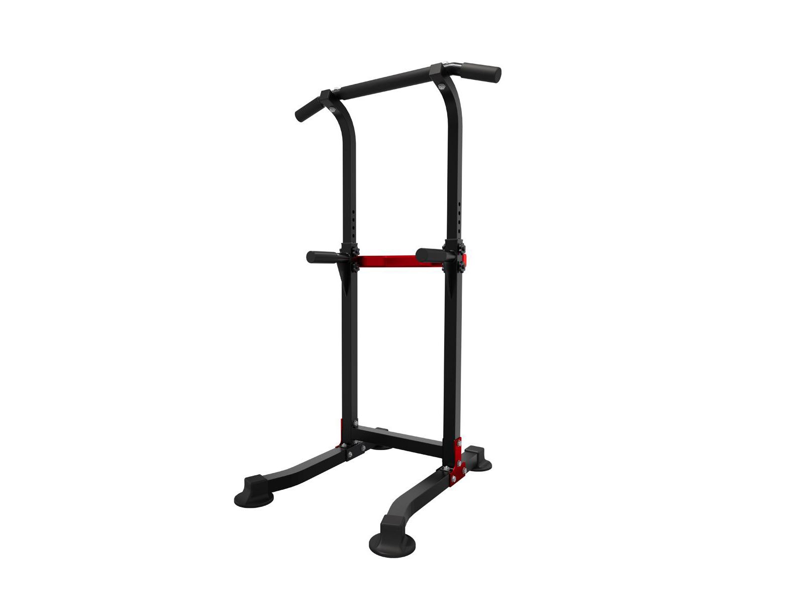 Zenova Pull Up Bar Dip Bar Power Tower Workout Dip Station Height Adjustable