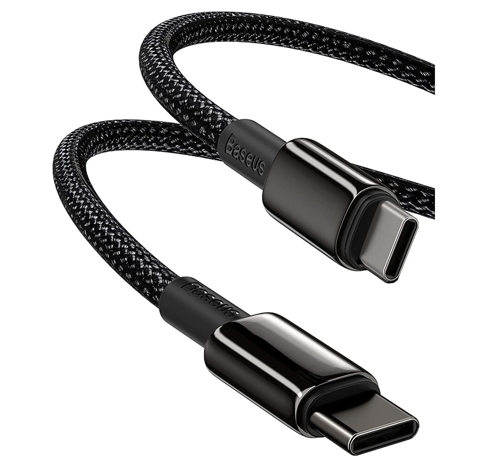 Кабель Baseus 100W USB C to C для быстрой зарядки, iPhone 17 16 15 Pro Max, MacBook, Samsung