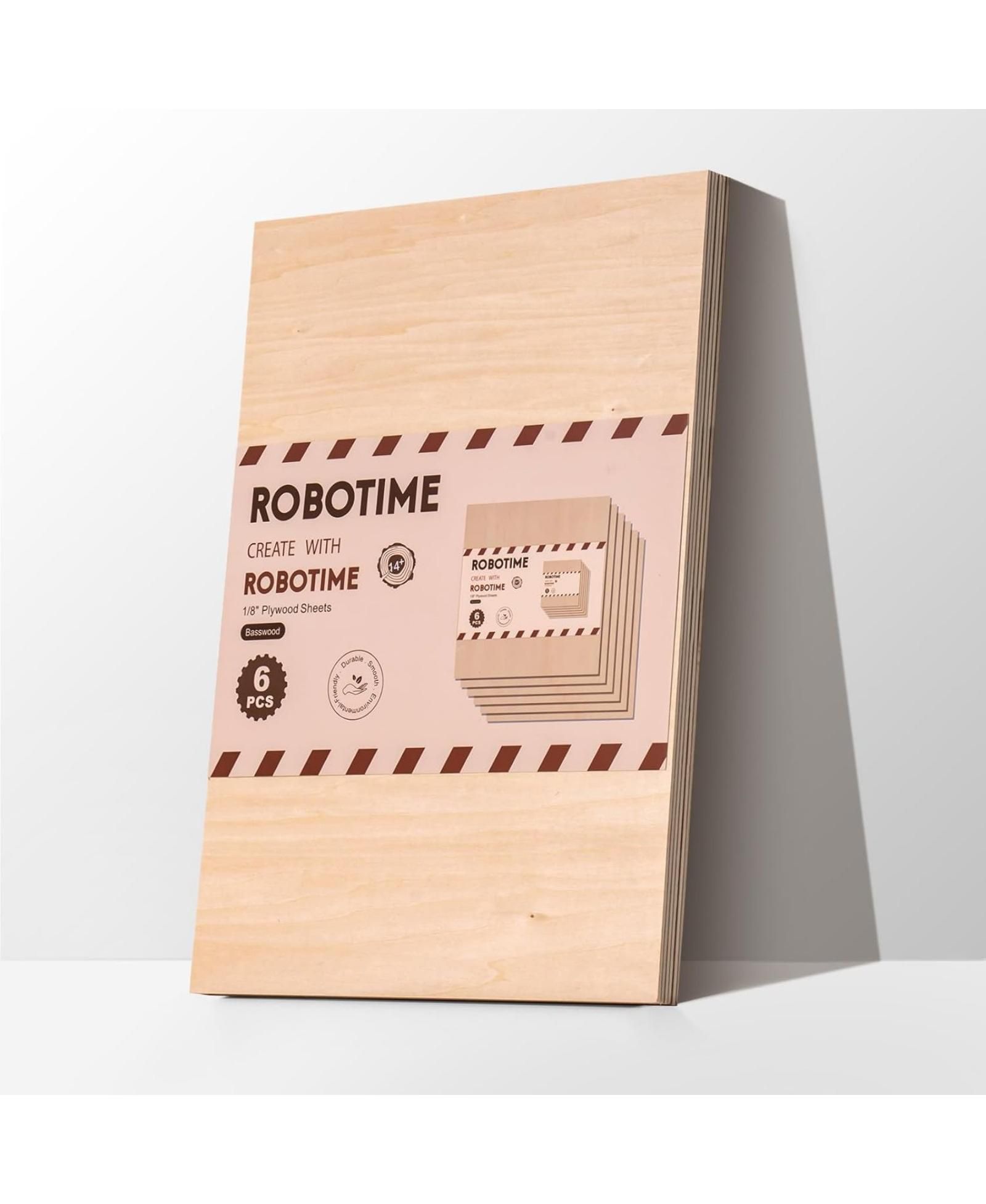 Robotime 3D пазлы из фанеры для лазерной резки и гравировки, деревянные доски для творчества 11.81"x16.54"x0.79"