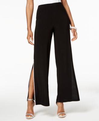 Брюки MSK Sequined Wide-Leg, Petite
