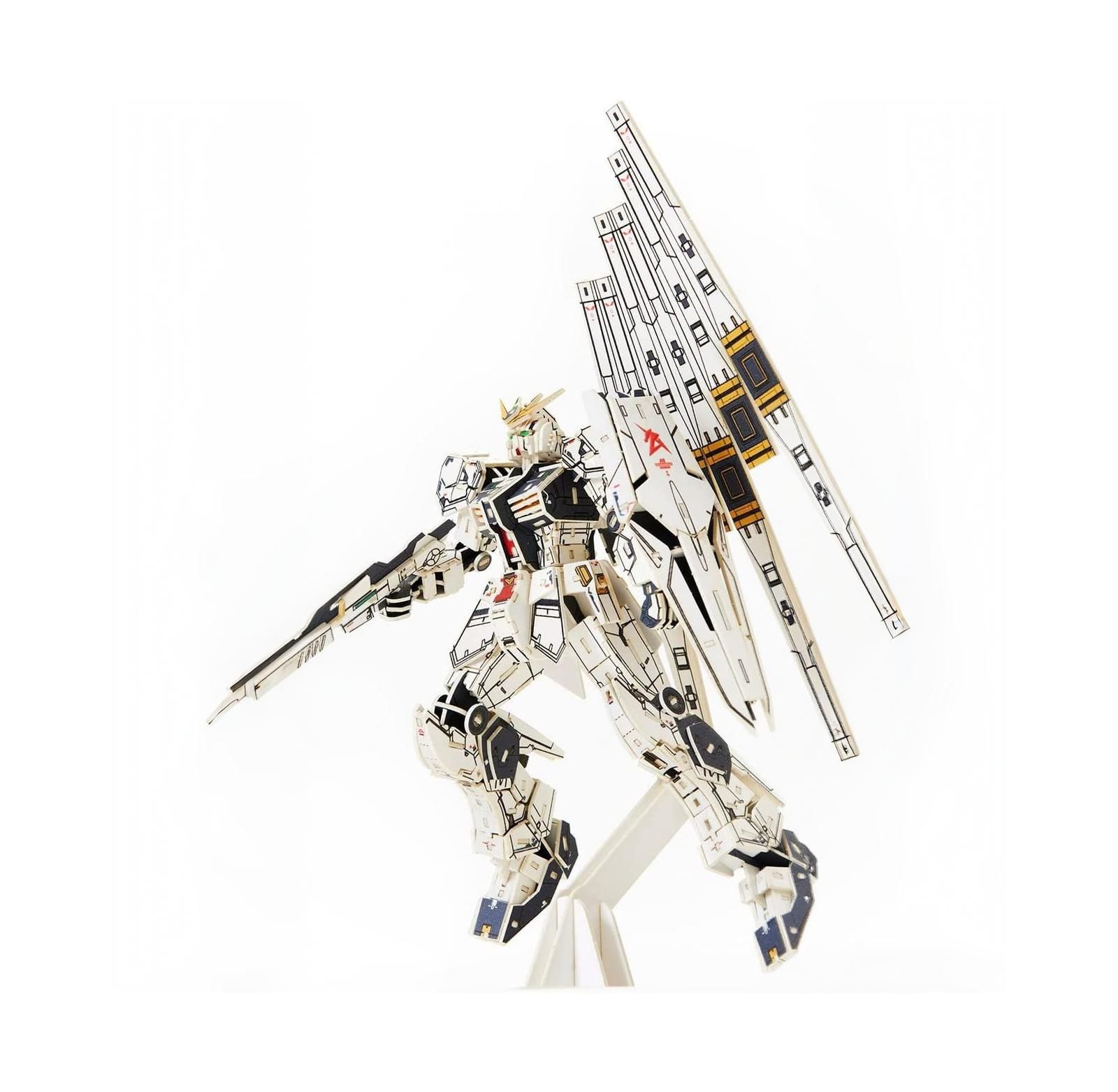 3D пазл Flash Popup: RX-93 v-Gundam si-gu-mi PRO: Premium Mobile Suit - 373pcs
