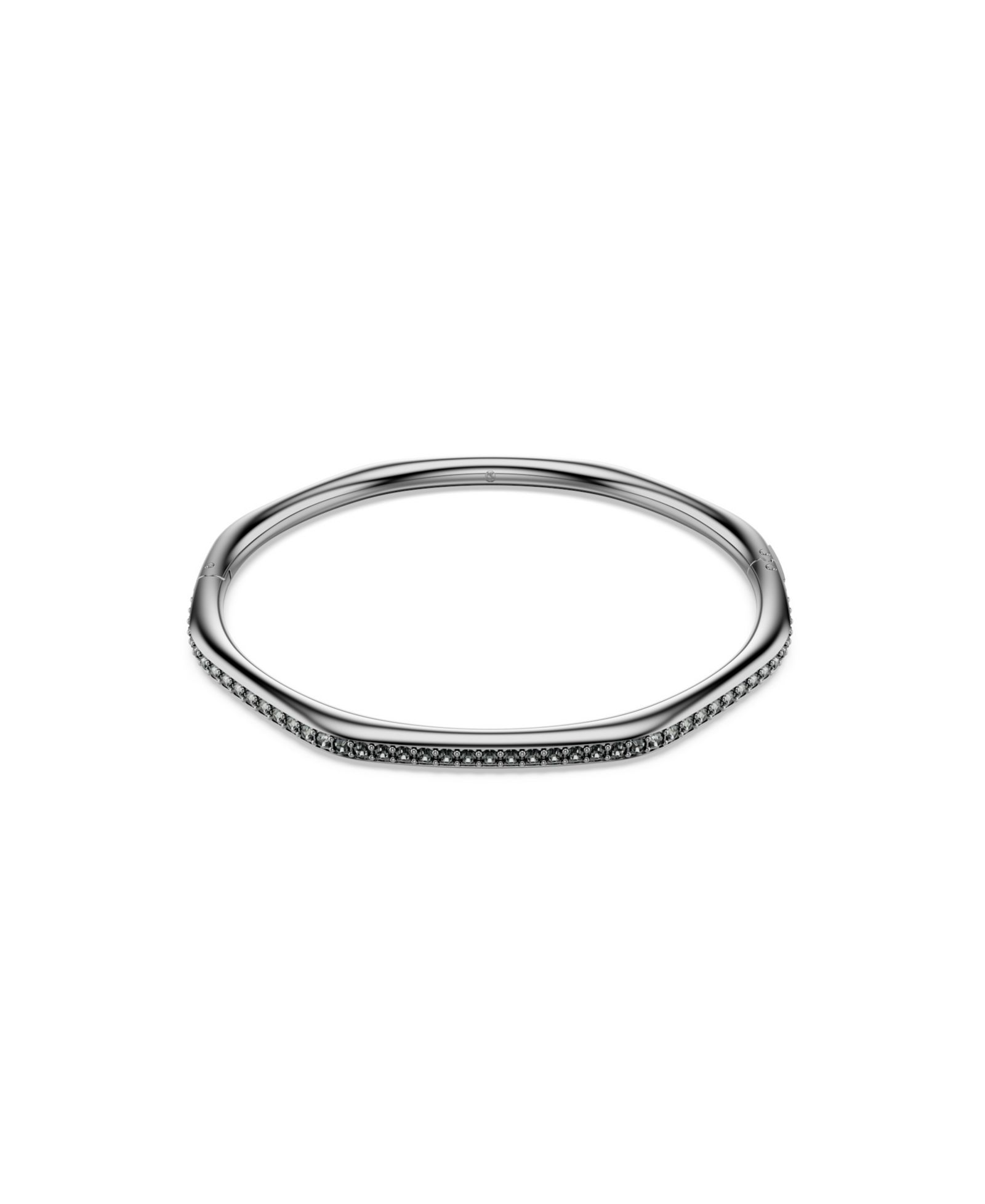 Swaroski Dextera Ruthenium Plated Bangle