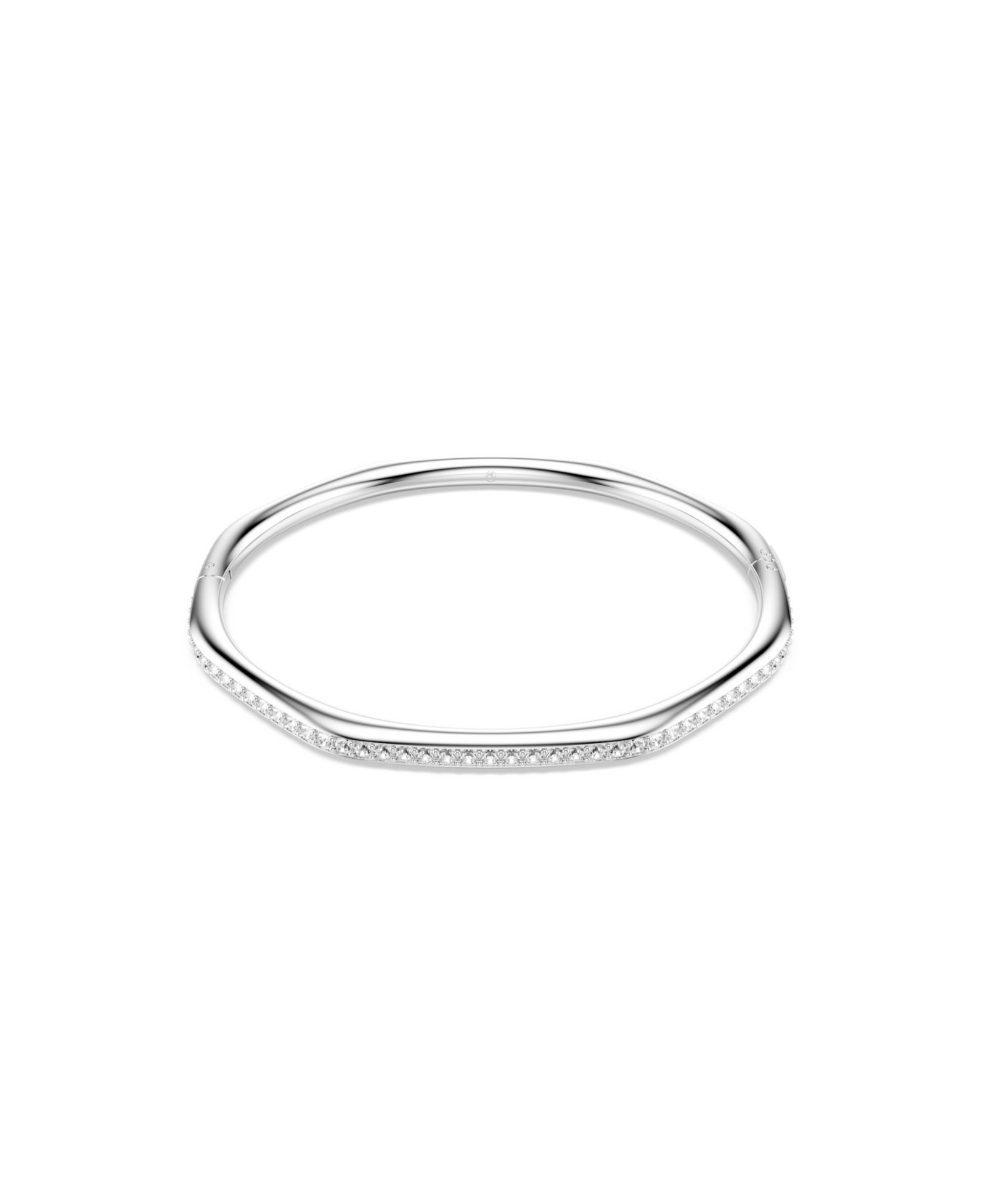 Swaroski Dextera Rhodium Plated Bangle