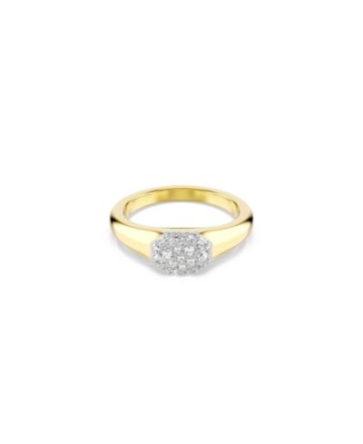 Swarovski кольцо Dextera с золотым напылением