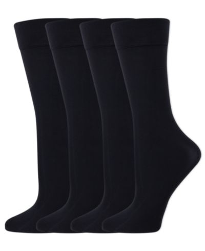 Lauren Ralph Lauren Women's 4-Pack Mesh Sheer Trouser Socks