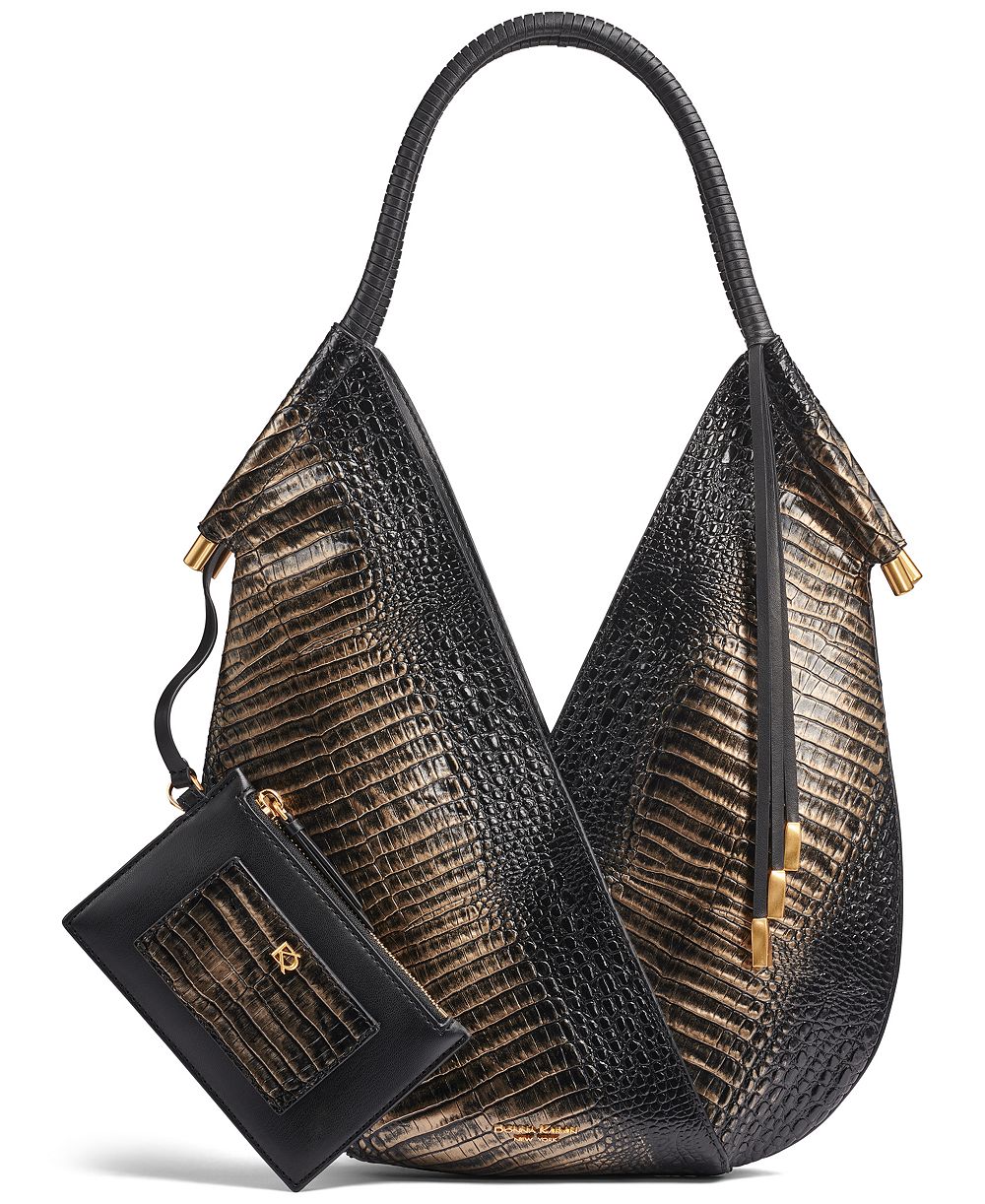 Donna Karan New York Женская мини-сумка Baldwin Metallic Croco