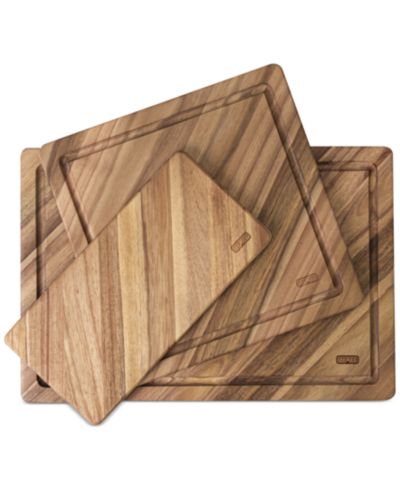 Набор разделочных досок Dexas 3-Piece Acacia Diagonal Grain Board