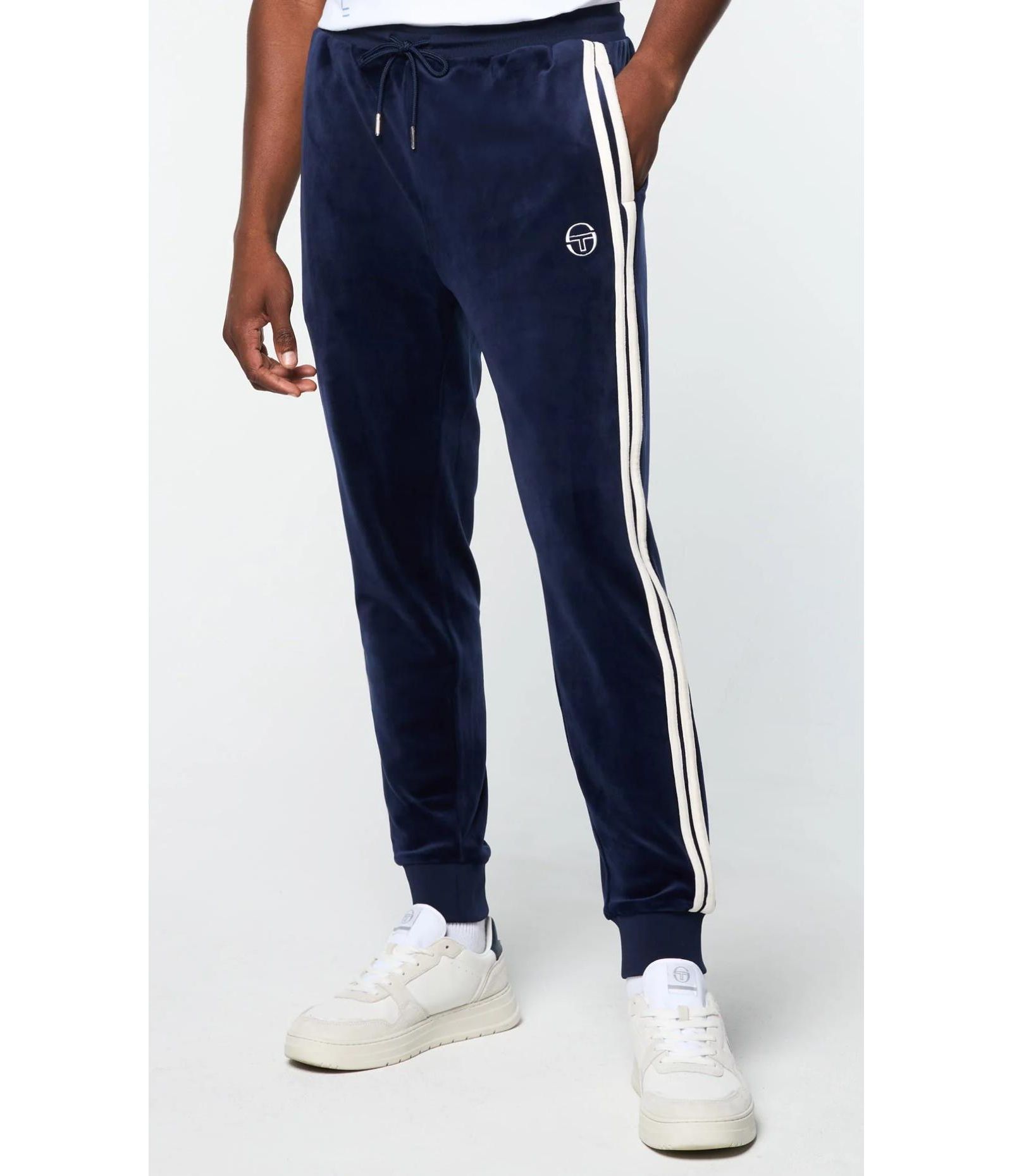 Sergio Tacchini Men's Damarindo Velour Track Pant