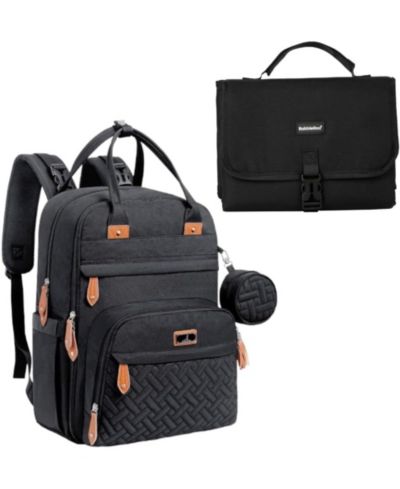 Black bundle with changing pad