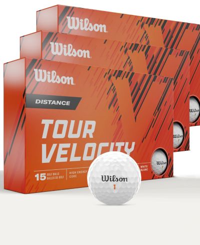 Wilson Tour Velocity Distance мячи для гольфа 45 шт.