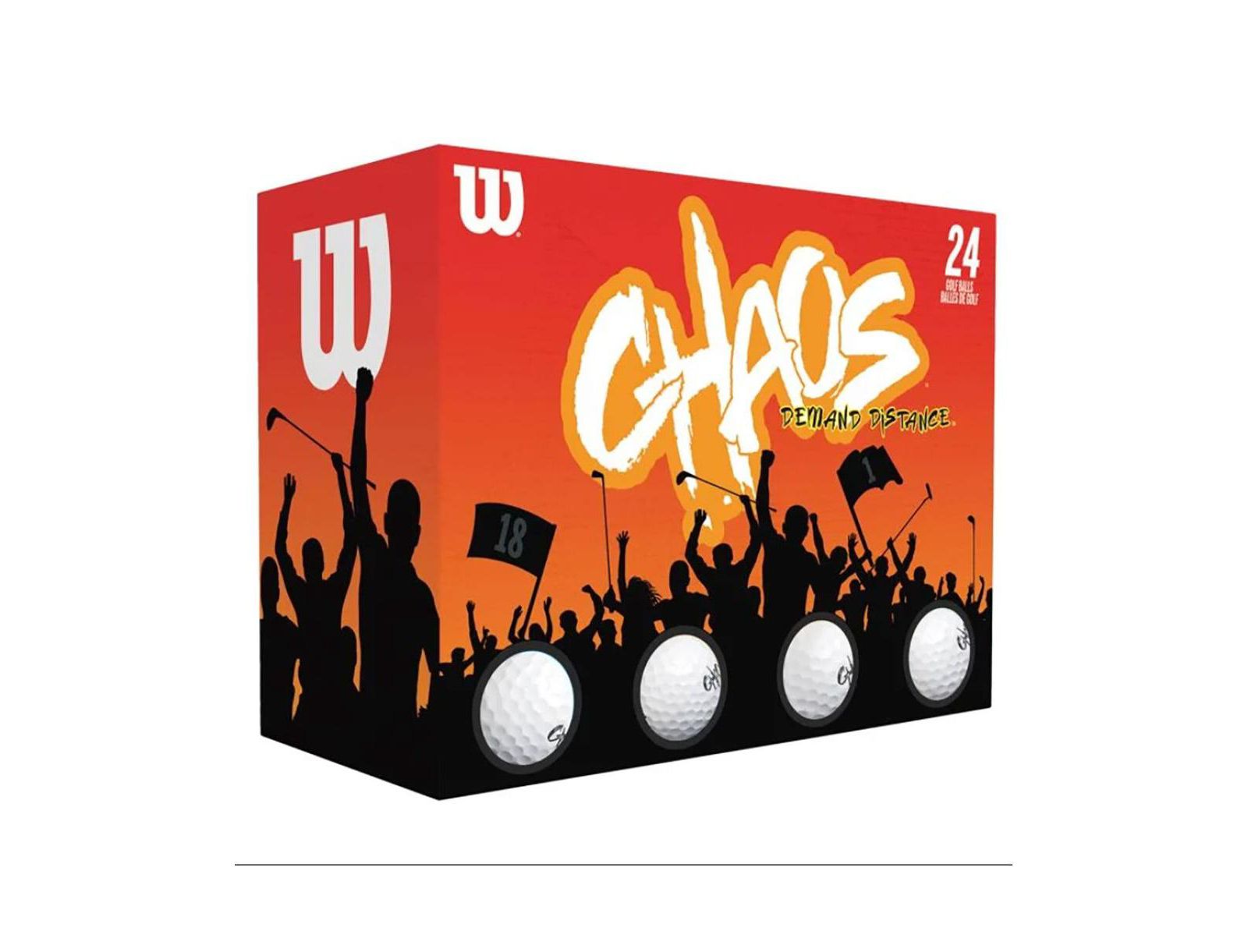 Wilson Chaos Golf Balls - 24 Pack