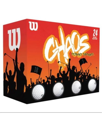 Wilson Мячи для гольфа Chaos, упаковка 24 шт