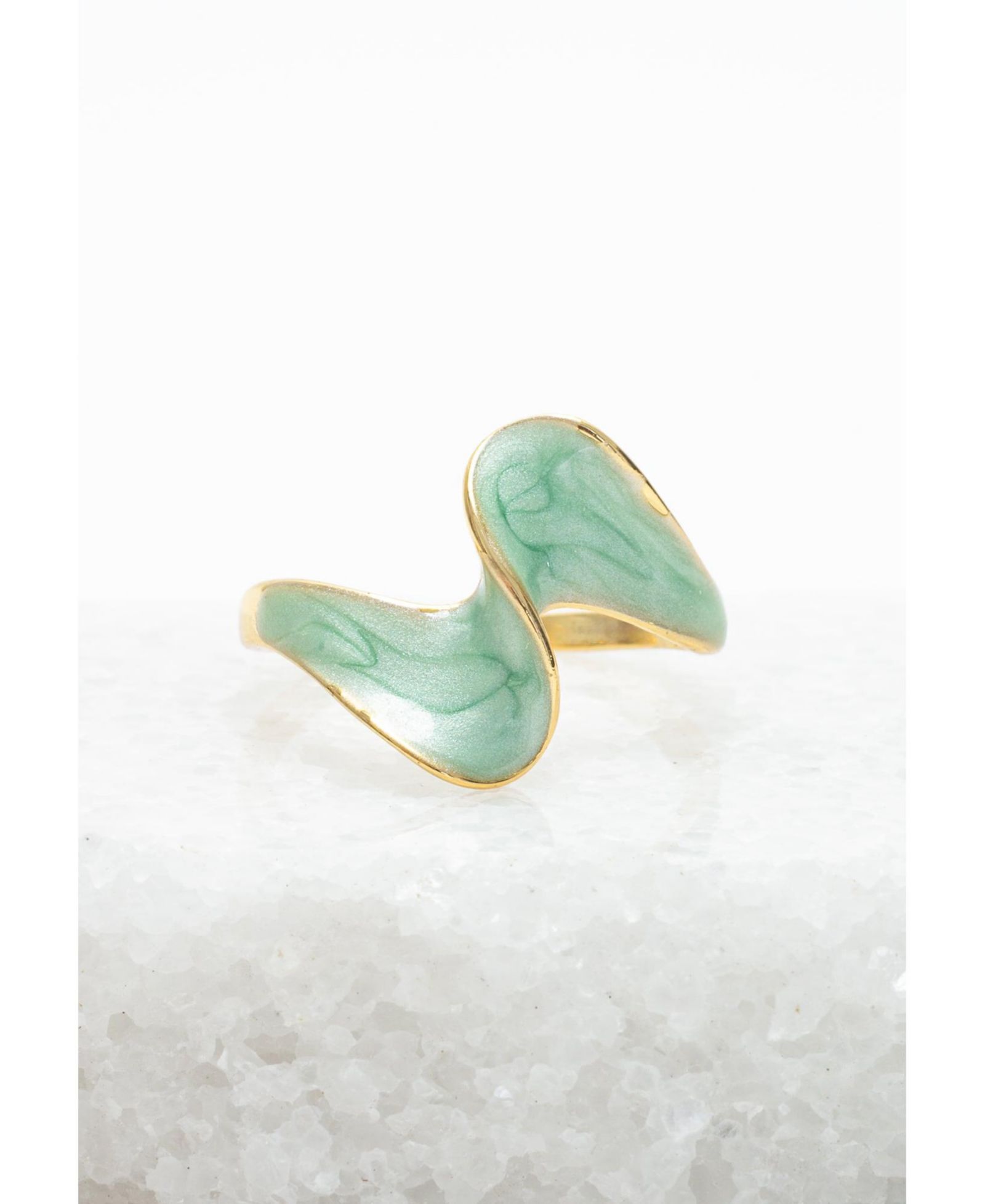 Кольцо Ribbon of Light в цвете Mint