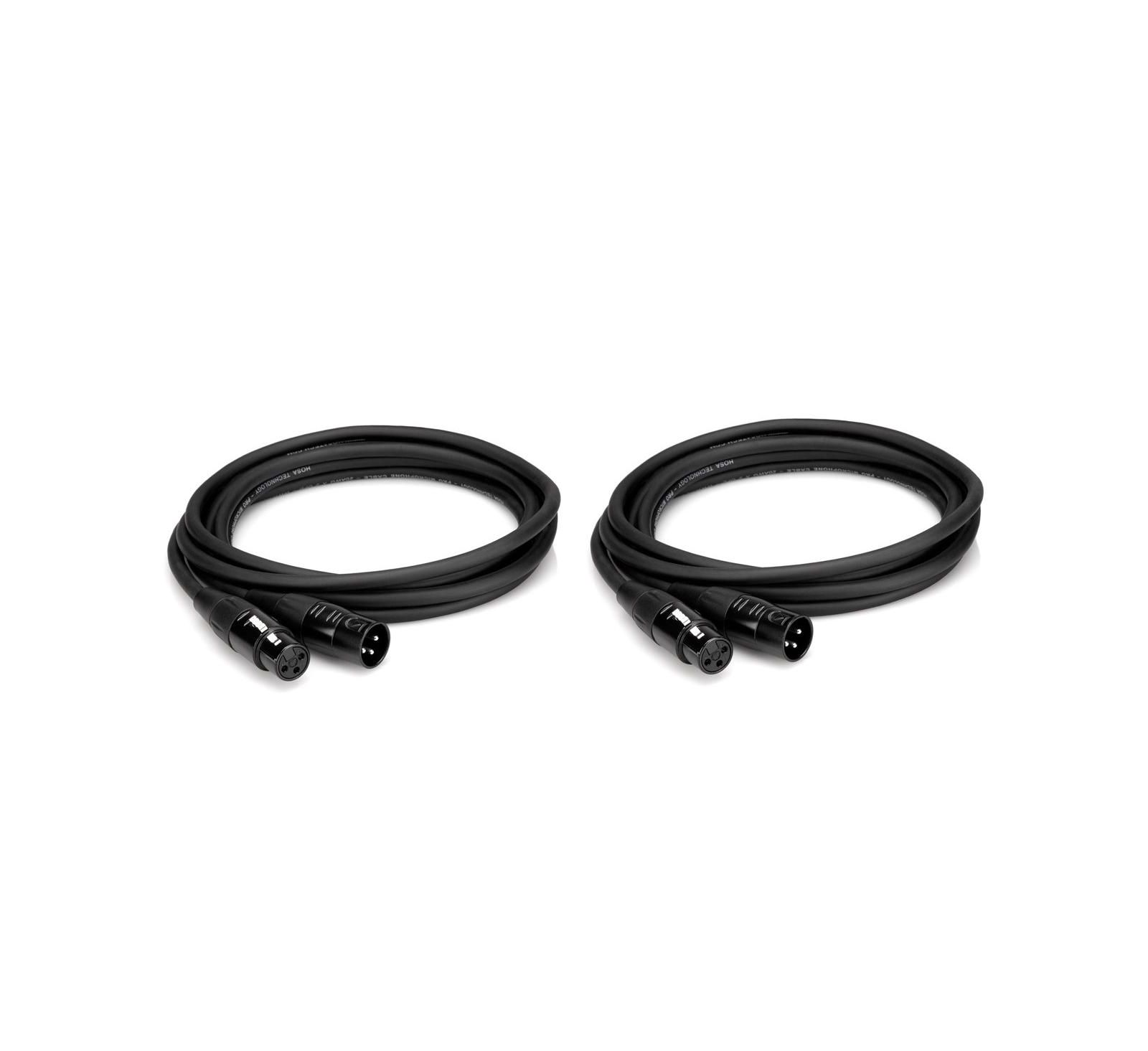 Микрофонный кабель Hosa Technology 2x Professional 3 Ft. Rean XLR3F to XLR3M