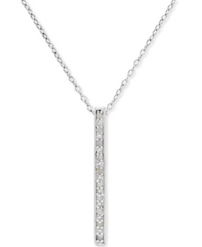 Подвеска Diamond Bar в стерлинговом серебре