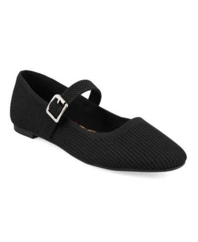 MIA Женские Brita Mary Jane Strap Knit Flats