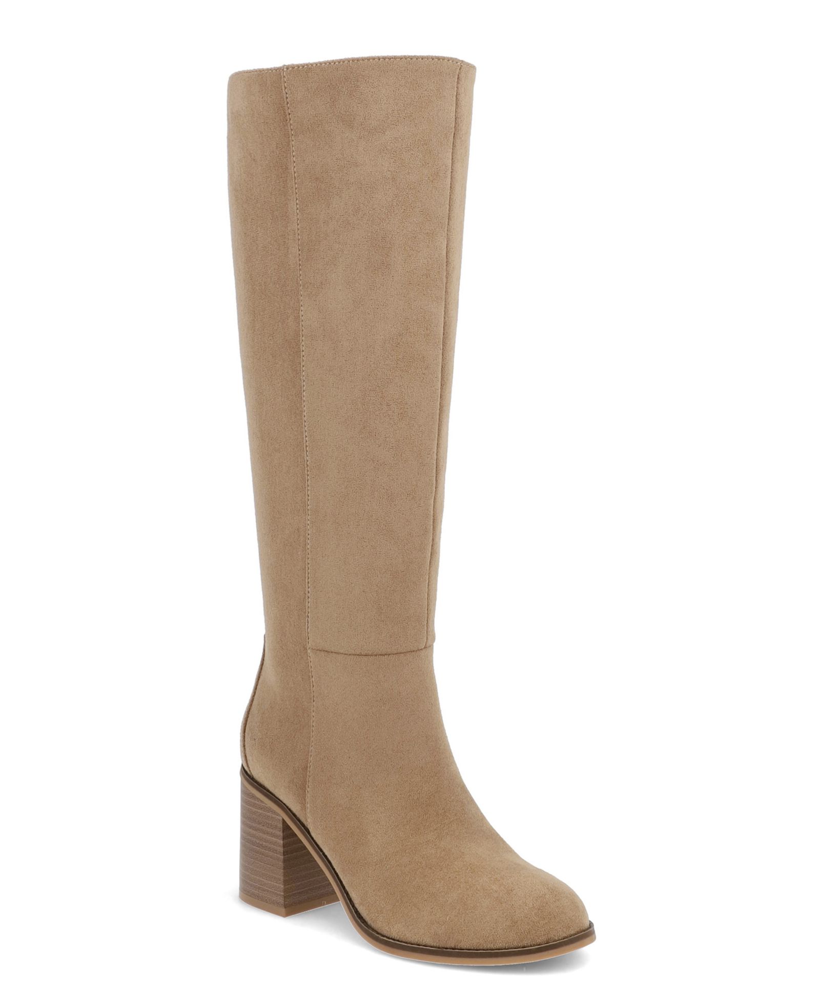 MIA Women's Sabrena Stacked Heel Side Zip Tall Boots