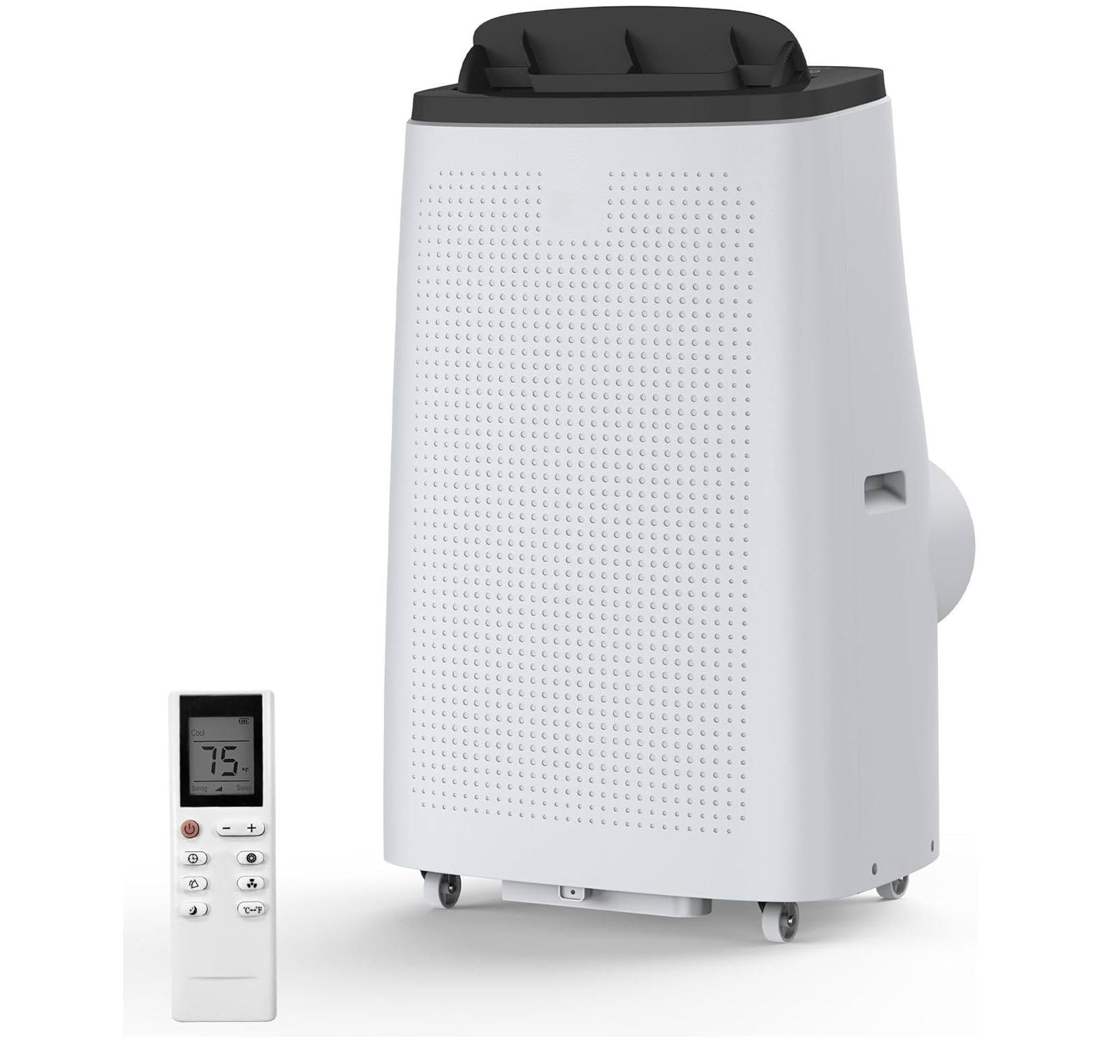 gaomon 14,000 BTU Portable Air Conditioner - Efficient Cooling, Window Vent Kit & Remote Included, Dark Grey, Cools Rooms up to 750 Sq. Ft