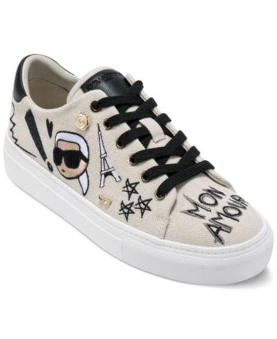 KARL LAGERFELD PARIS Women's Cate Ikonic Sneakers