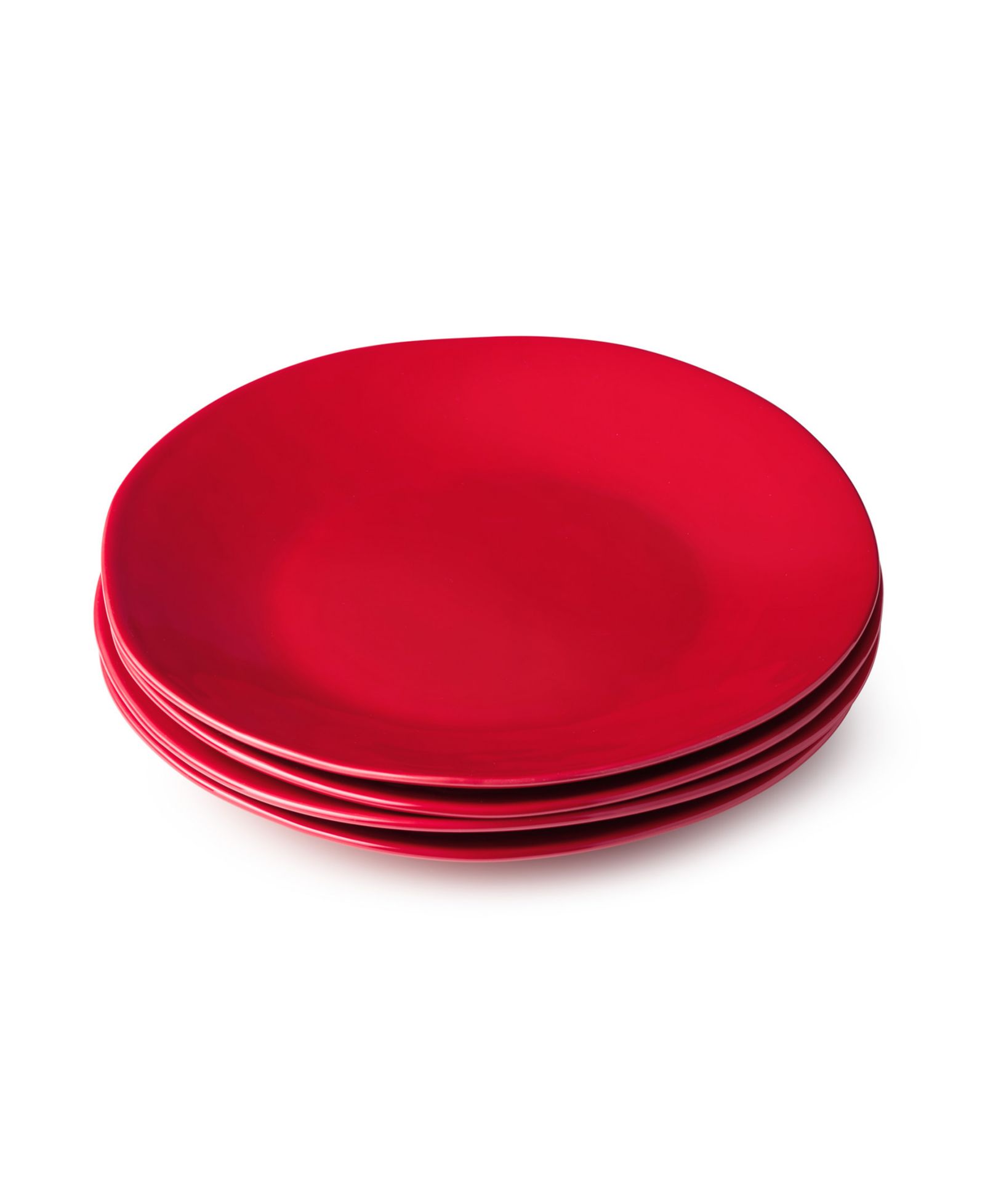 Рождественские тарелки Certified International Berry Red, набор 4 шт.