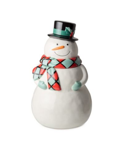 Банка для печенья Certified International Christmas Whimsy Snowman 3-D