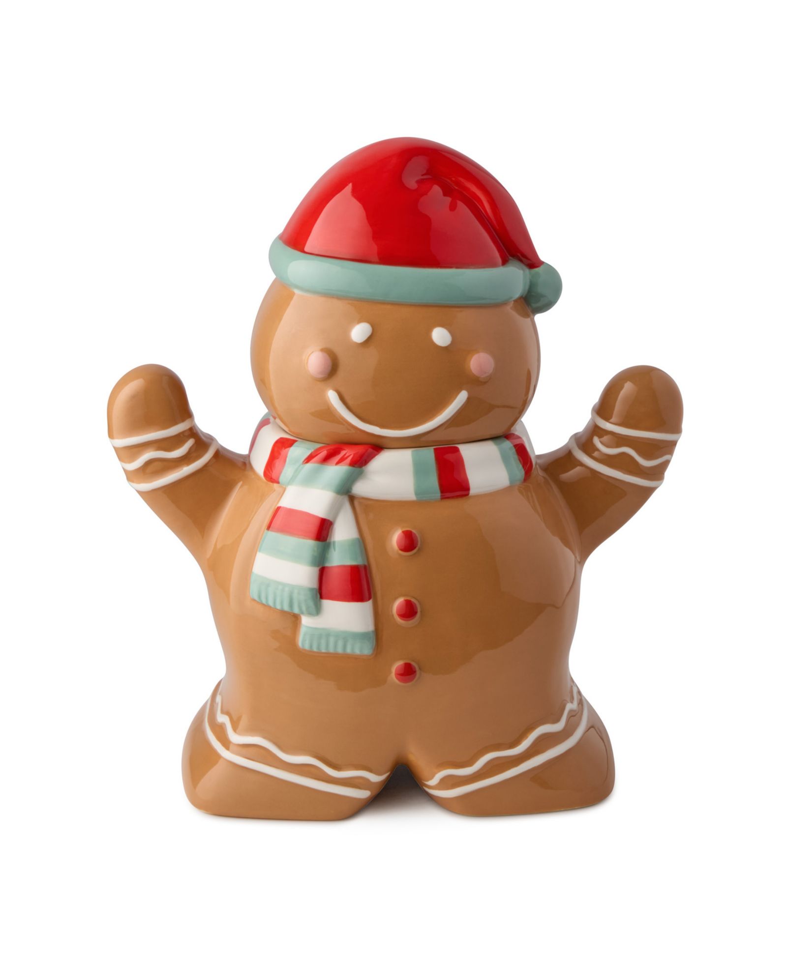 Certified International Банка для печенья Christmas Whimsy Gingerbread 3-D Cookie Jar