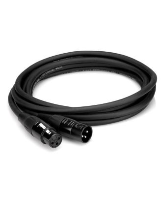 Hosa Technology REAN XLR3F to XLR3M Professional Microphone Cable - 3ft, 20 AWG Dual OFC Conductors, 90% OFC Braid Shielding