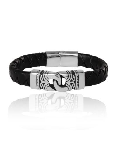 Lucky Brand Black Woven Bracelet - 8.5''
