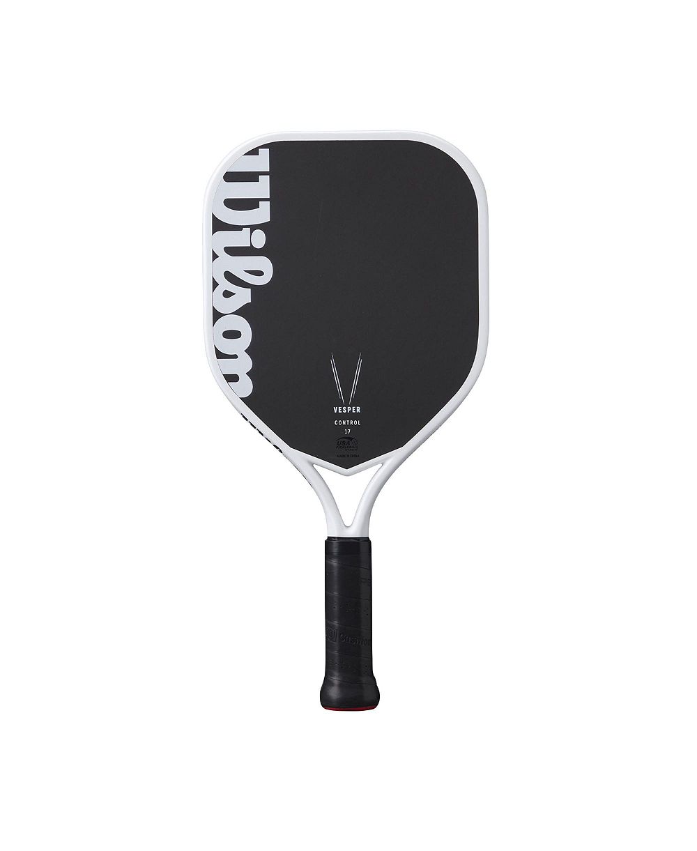 Wilson Vesper Control 17 Pickleball Paddle - White/Black / 4 1/8 / 8.1 OZ