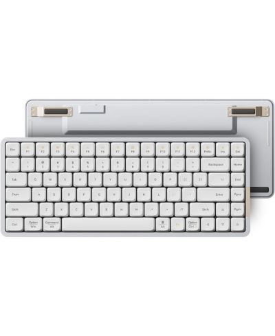 Низкопрофильная механическая клавиатура Lofree Flow84, 75%, беспроводная, Bluetooth, White Ghost Linear Switches