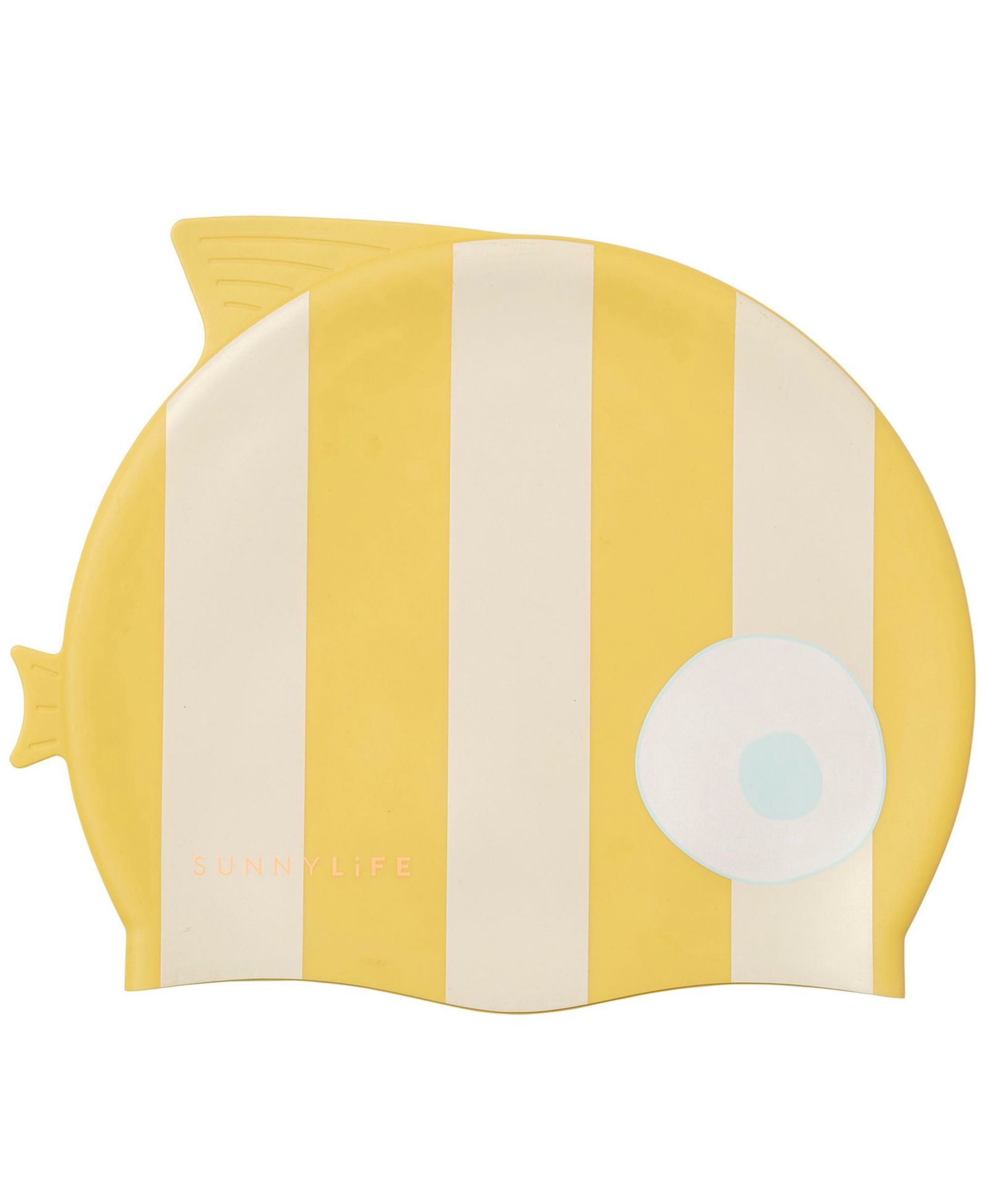 Шапочка для плавания Sunnylife Finn the Fish Mustard Stripe