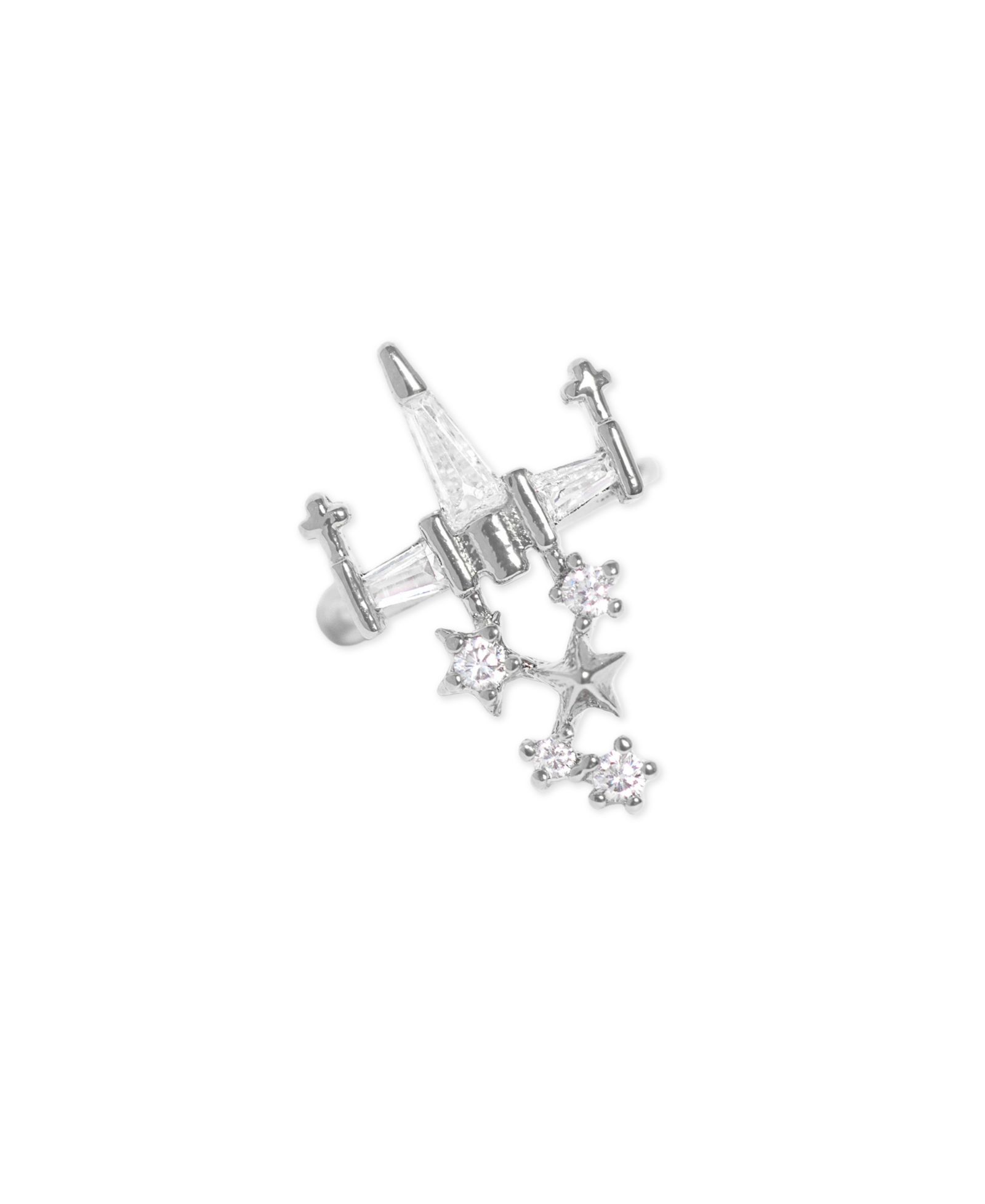 Girls Crew Crystal Star Wars X-Wing Ear Cuff