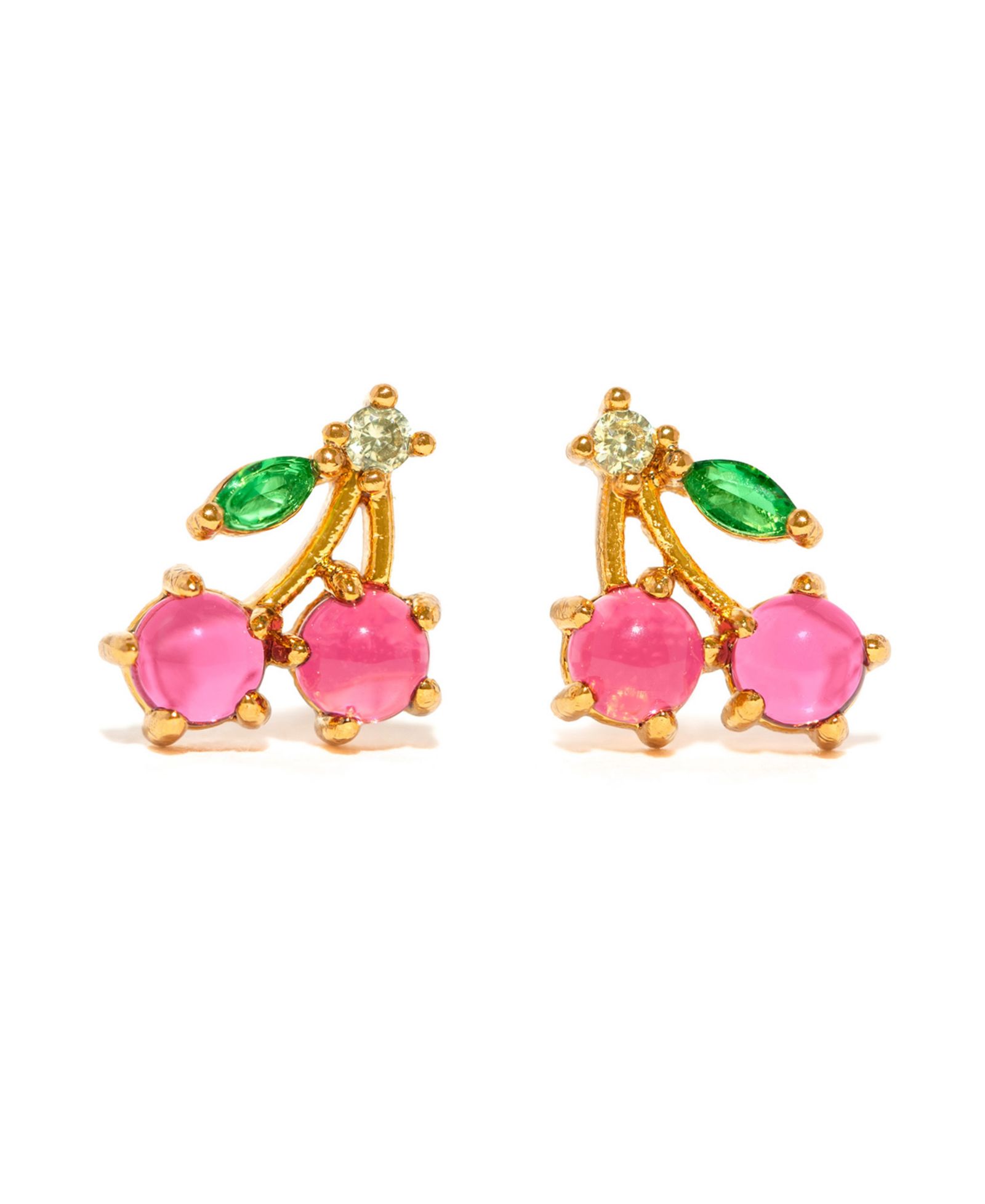 Girls Crew Crystal Cherry Studs