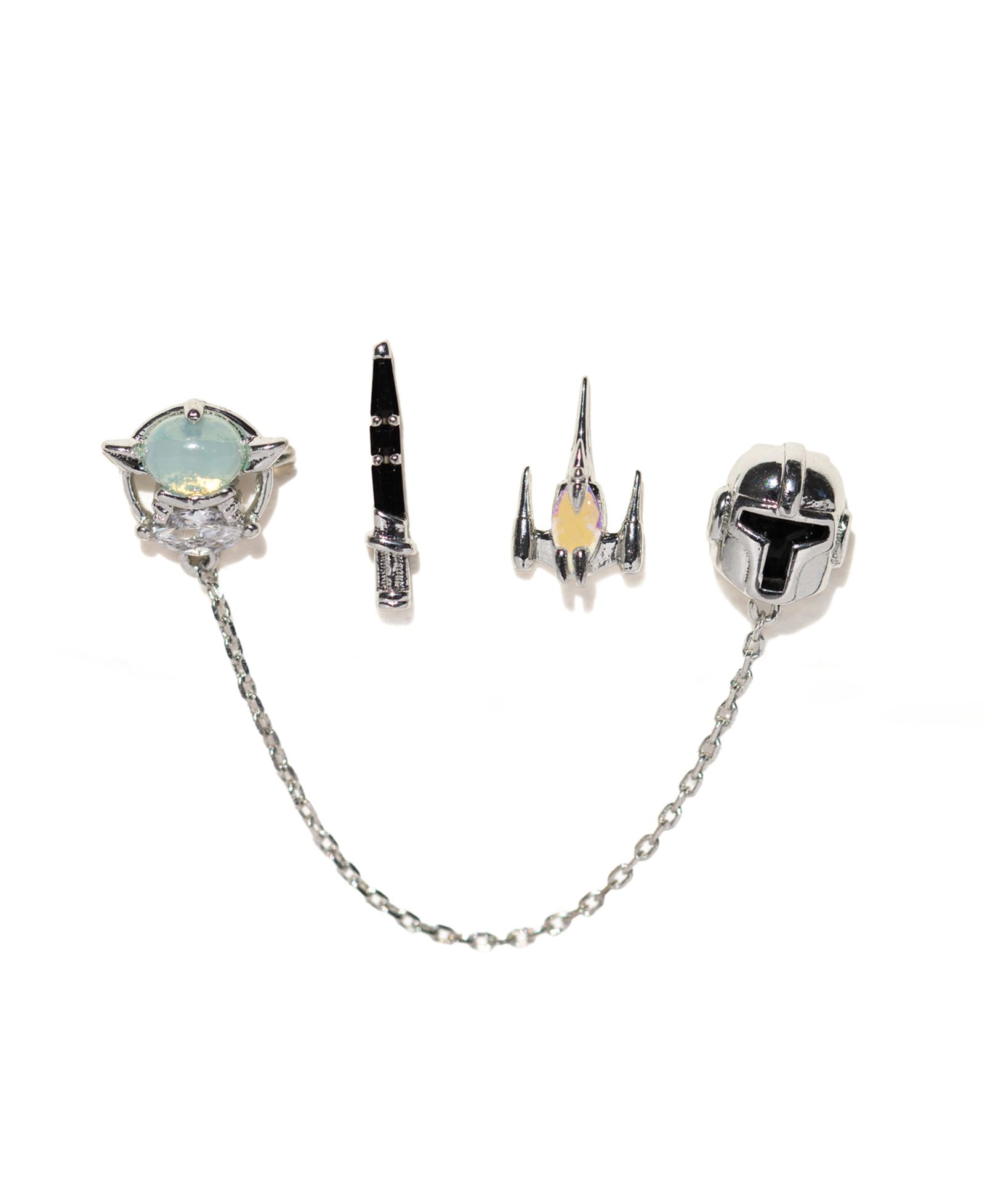 Girls Crew Crystal Star Wars This Is The Way Earring Set