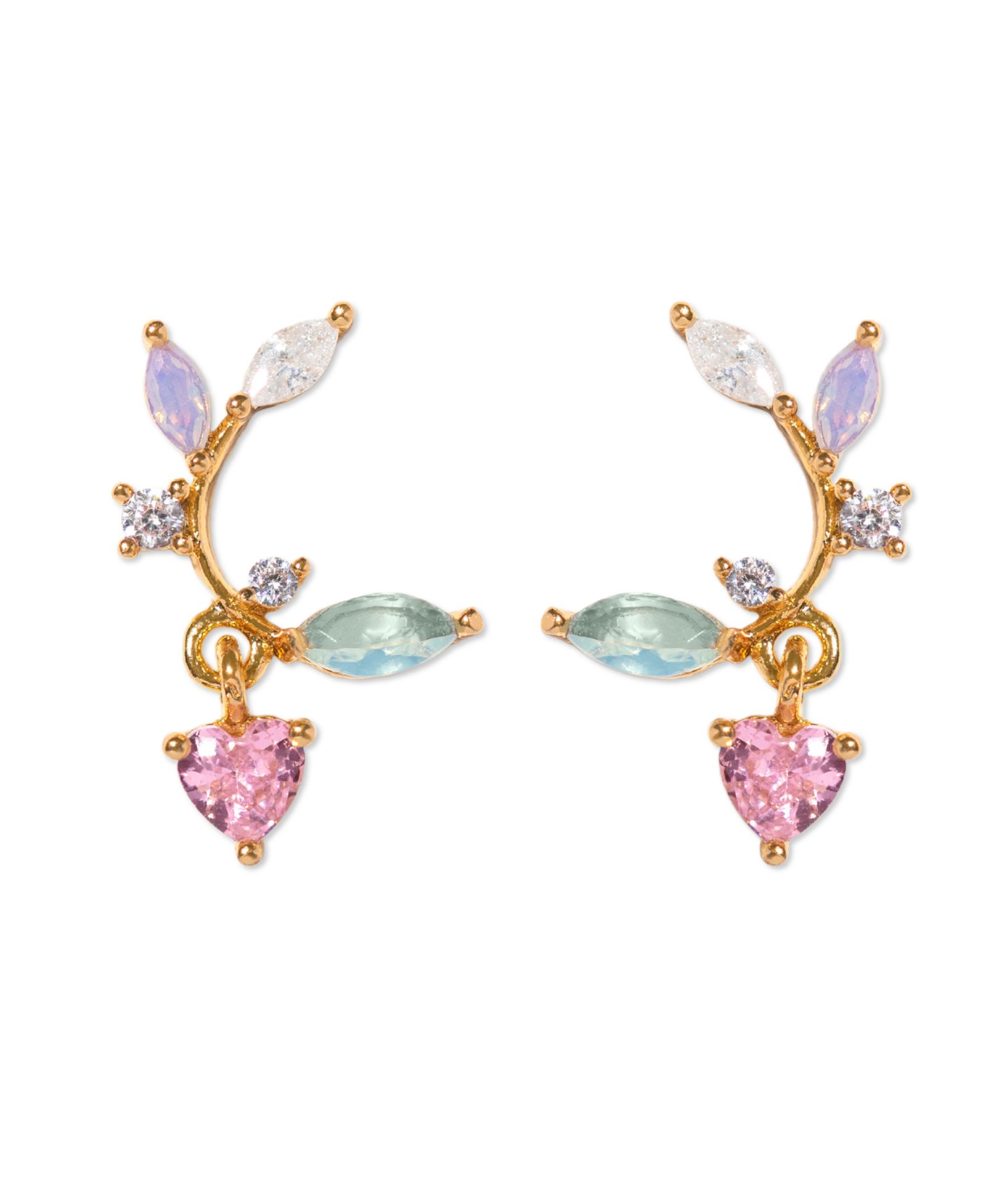 Girls Crew серьги Love Blooms Multi-Color