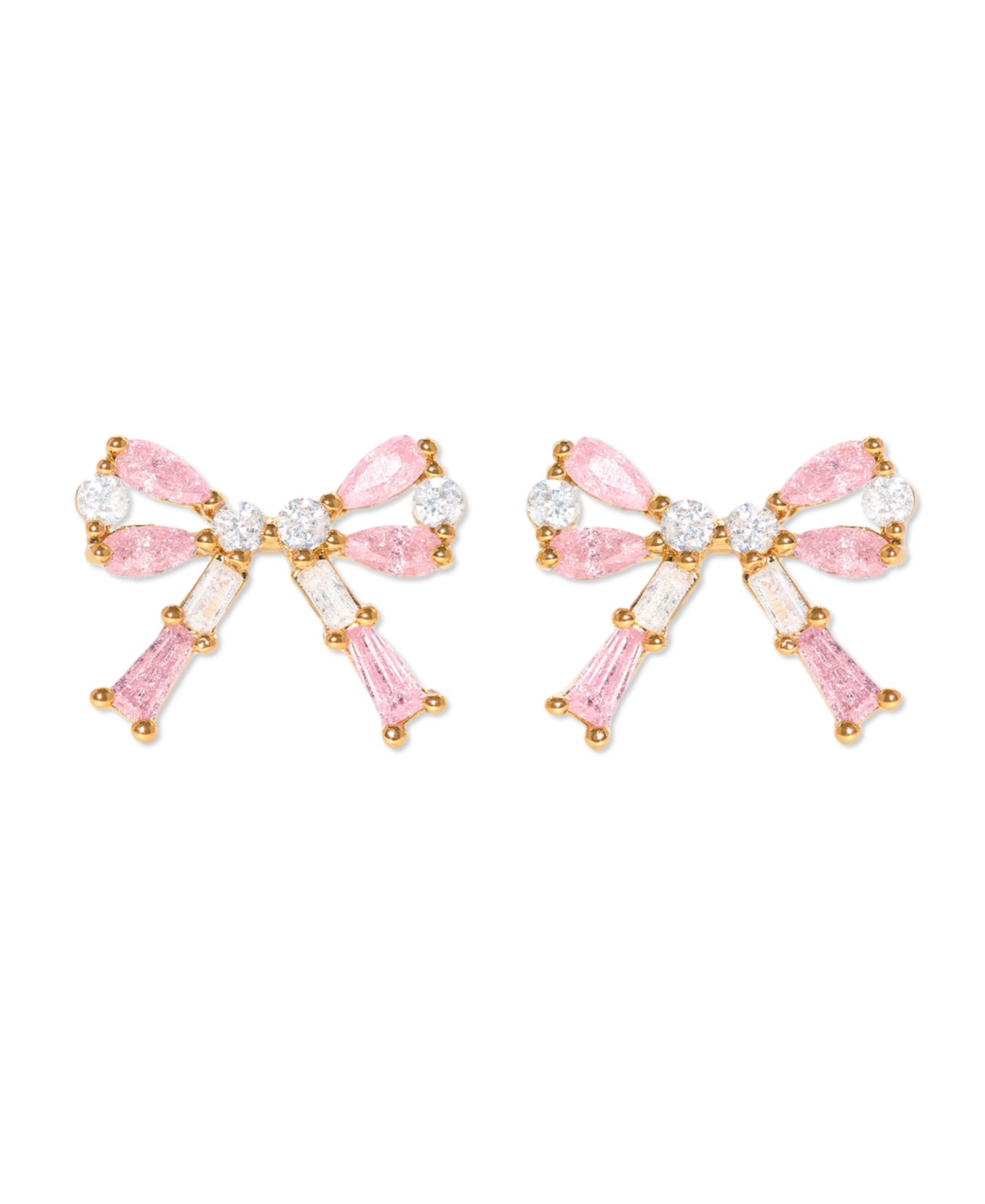 Серьги-гвоздики Girls Crew Crystal Chassé Bow