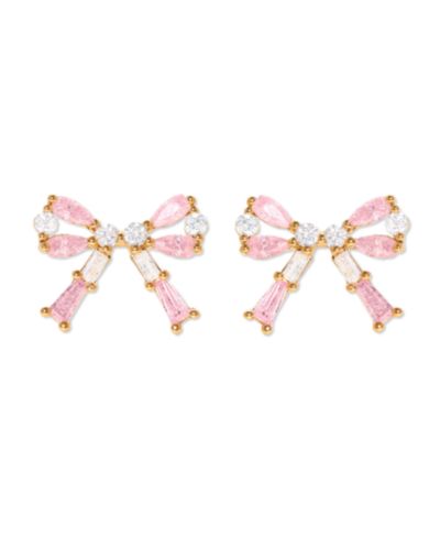 Girls Crew Crystal Chassé Bow Studs